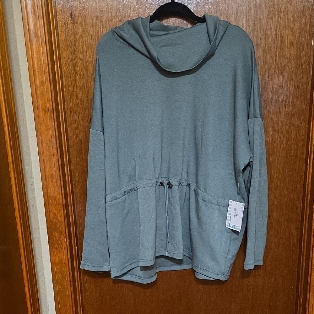 NWT 2X Lularoe Teresa Cinched Cowlneck Pullover